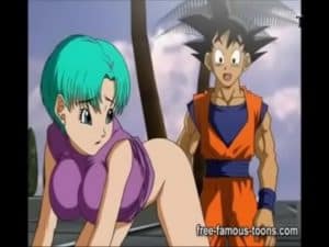 Goku comendo a buceta hentai de Bulma em Dragon Ball
